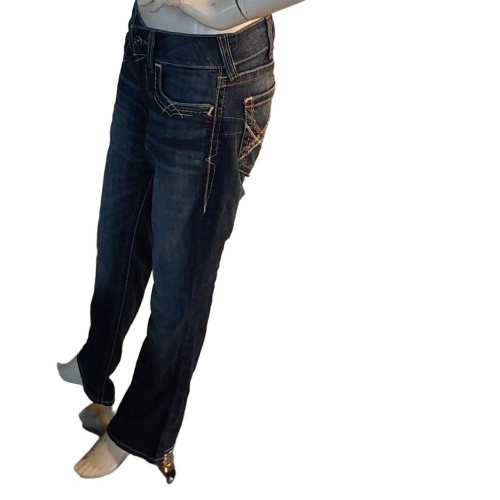 ARIAT R.E.A.L MID RISE WOMEN'S BOOTCUT JEANS SIZE 30 - Picture 8 of 8